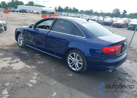 2013 Audi S4 3.0T Premium Plus from USA, damaged, VIN WAUBGAFL7DA135291